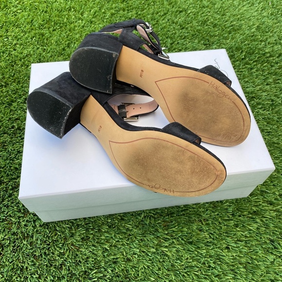 Halogen Black Suede Sandals size 7 - Picture 3 of 5
